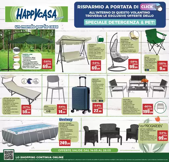 Volantino Happy Casa Store a Settimo Milanese | Un mondo per la casa | 14/5/2025 - 28/5/2025