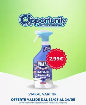 Offerte di Cura casa e corpo a Napoli | Offerte valide dal 12/05 al 24/05 in Opportunity Shop | 12/5/2025 - 24/5/2025