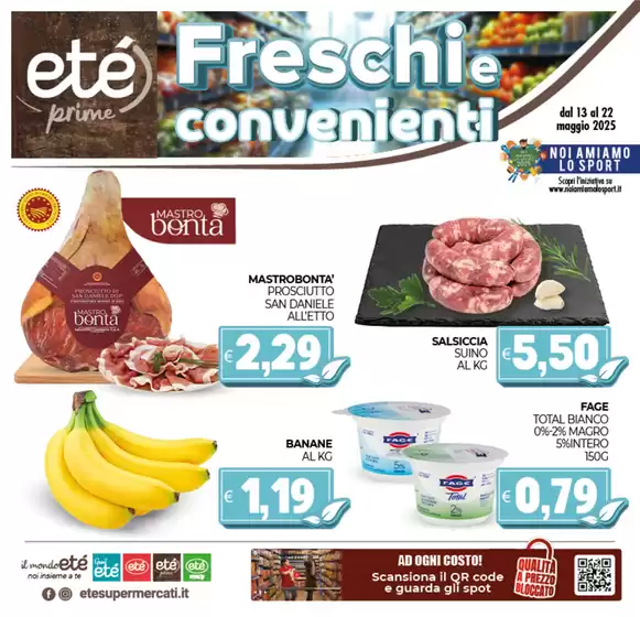 Volantino Etè a Salerno | Freschie convenienti | 13/5/2025 - 22/5/2025