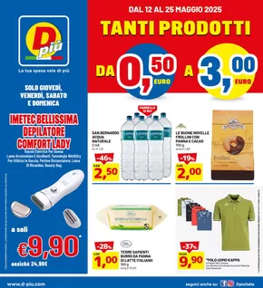 Offerte di Discount a San Giorgio Piacentino | Tanti prodotti da 0.50 euro a 3.00 euro in Dpiu | 12/5/2025 - 25/5/2025