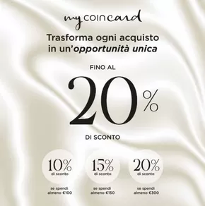 Offerte di Sport e Moda a Legnano | Fino al 20% di sconto in Coin | 12/5/2025 - 31/5/2025