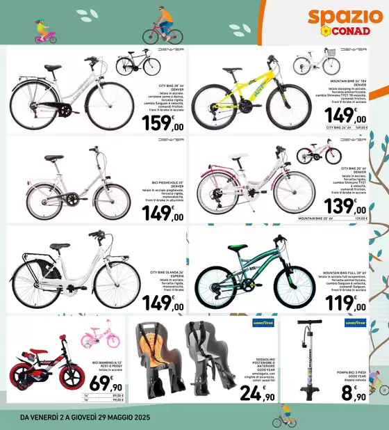 Volantino Spazio Conad | Speciale biciclette | 12/5/2025 - 29/5/2025