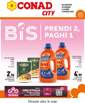 Volantino Conad City | Prendi 2,paghi 1 | 20/5/2025 - 2/6/2025