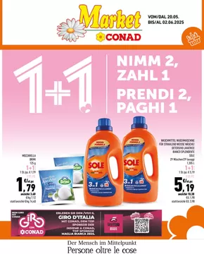 Offerte di Iper e super a Prato allo Stelvio | Prendi 2 paghi 1 in Conad City | 20/5/2025 - 2/6/2025