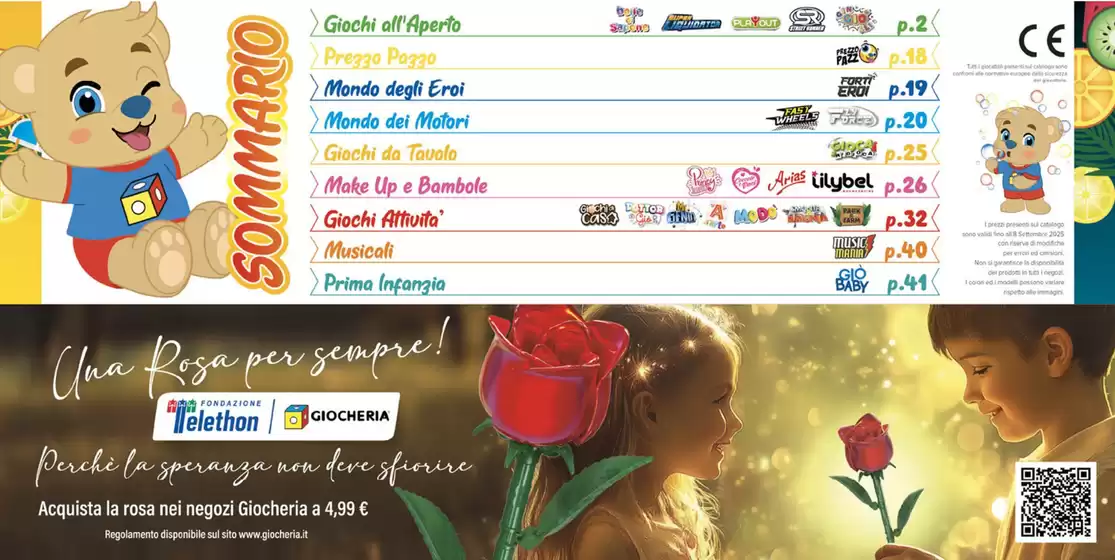 Volantino Giocheria a Ostia | Catalogo Estate 2025 | 13/5/2025 - 14/7/2025