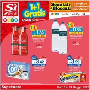 Offerte di Iper e super a Ripatransone | 1+1 Gratis in Si con te superstore | 15/5/2025 - 28/5/2025