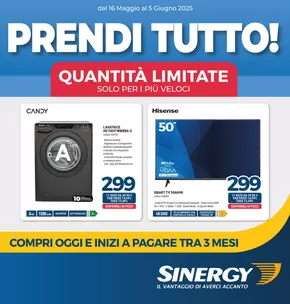 Volantino Sinergy a Orvieto | Prendi tutto! | 16/5/2025 - 5/6/2025