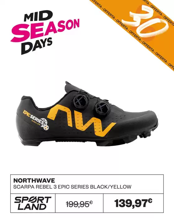 Volantino Sportland a Nichelino | Mid season days | 14/5/2025 - 18/5/2025