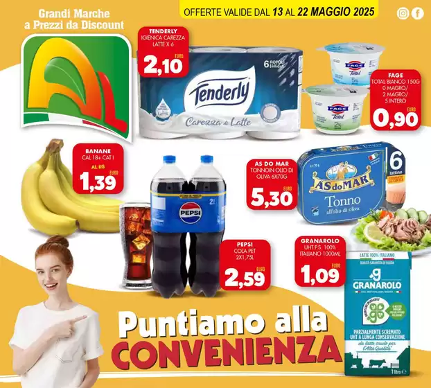 Volantino Al Discount | Puntiamo all Convenienza | 14/5/2025 - 22/5/2025