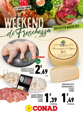 Volantino Conad a Aprilia | Weekend di Freschezza | 16/5/2025 - 18/5/2025