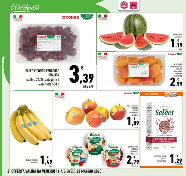 Volantino Conad | PREZZI KO | 16/5/2025 - 22/5/2025