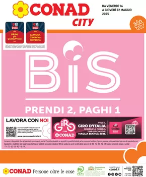 Volantino Conad City a Poppi | BIS | 16/5/2025 - 22/5/2025