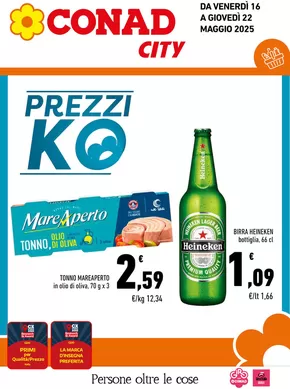 Offerte di Iper e super a Sant'Arsenio | PREZZI KO in Conad City | 16/5/2025 - 22/5/2025