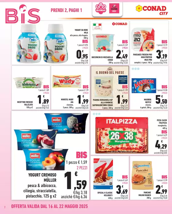 Volantino Conad City a Milano | BIS | 16/5/2025 - 22/5/2025