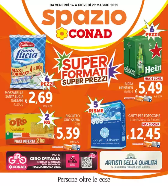Volantino Spazio Conad a Palermo | Super Formati Super Prezzi | 16/5/2025 - 29/5/2025