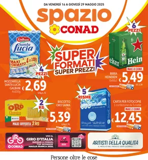 Offerte di Iper e super a Giardinello | Super Formati Super Prezzi in Spazio Conad | 16/5/2025 - 29/5/2025