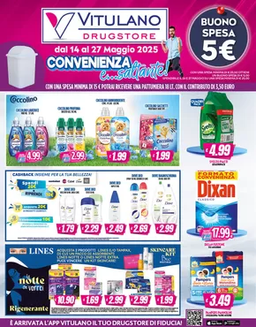Offerte di Cura casa e corpo a Spinazzola | Dal 14 al 27 maggio 2025 in Vitulano Drugstore | 14/5/2025 - 27/5/2025