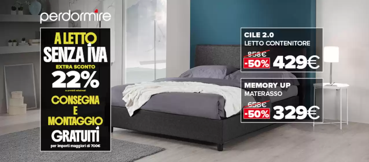 Volantino PerDormire a Firenze | Extra sconto 22% | 14/5/2025 - 31/5/2025