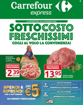 Volantino Carrefour Express a Bardonecchia | Sottocosto freschissimi | 15/5/2025 - 29/5/2025