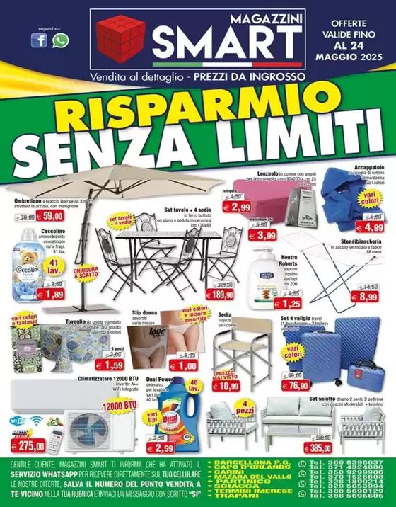 Volantino Magazzini Smart a Sciacca | Risparmio Senza limiti | 15/5/2025 - 24/5/2025