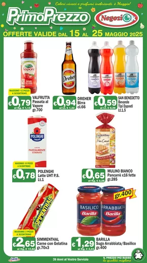 Offerte di Discount a Monopoli | Offerte PrimoPrezzo in PrimoPrezzo | 15/5/2025 - 25/5/2025