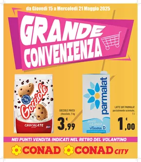 Offerte di Iper e super a Ripatransone | GRANDE CONVENIENZA in Conad | 15/5/2025 - 21/5/2025