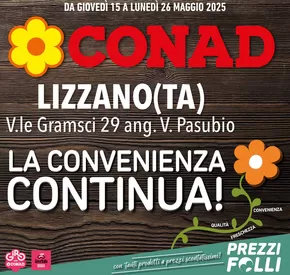 Volantino Conad | LA CONVENIENZA CONTINUA! | 15/5/2025 - 26/5/2025