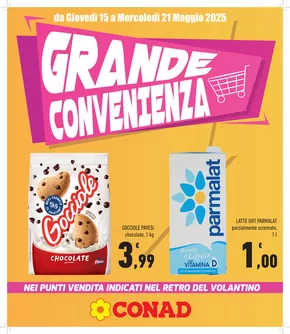 Volantino Conad | GRANDE CONVENIENZA | 15/5/2025 - 21/5/2025