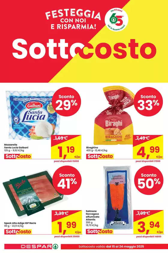 Volantino Despar a Treviso | Sottocosto | 15/5/2025 - 28/5/2025