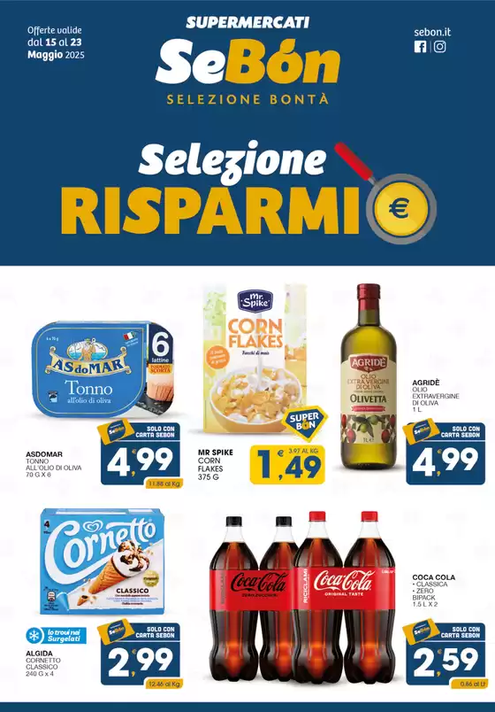 Volantino SeBón | Selezione risparmio | 15/5/2025 - 23/5/2025