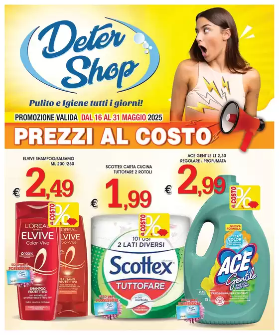 Volantino Deter Shop a Reggio Calabria | Prezzi al costo | 16/5/2025 - 31/5/2025