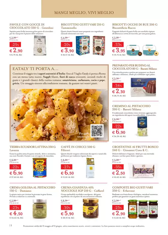 Volantino Eataly a Milano | DAL 15 MAGGIO ALL'11 GIUGNO | 15/5/2025 - 11/6/2025