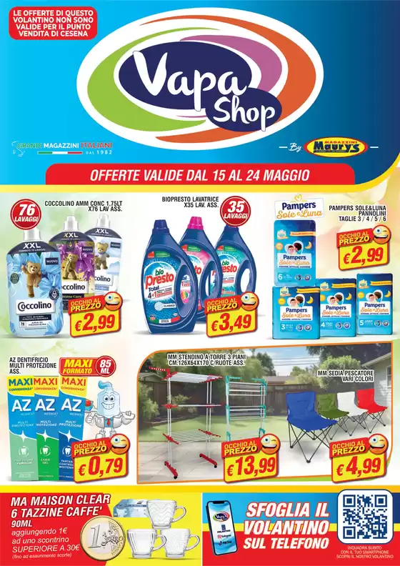 Volantino Vapashop a Acerra | Offerte | 15/5/2025 - 24/5/2025