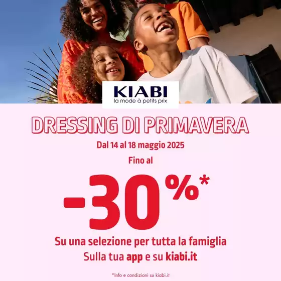Volantino Kiabi a Collegno | Dressing di primavera | 16/5/2025 - 18/5/2025