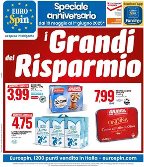 Volantino Eurospin a Vieste | I Grandi del risparmio | 19/5/2025 - 1/6/2025