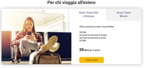 Volantino Tiscali Casa a Palermo | Per chi viaggia all'estero  | 16/5/2025 - 23/5/2025