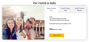 Offerte di Servizi a Cartigliano | Per i turisti in italia  in Tiscali Casa | 16/5/2025 - 23/5/2025