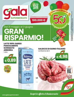 Offerte di Iper e super a Sarteano | Grande risparmio! in Gala | 21/5/2025 - 3/6/2025