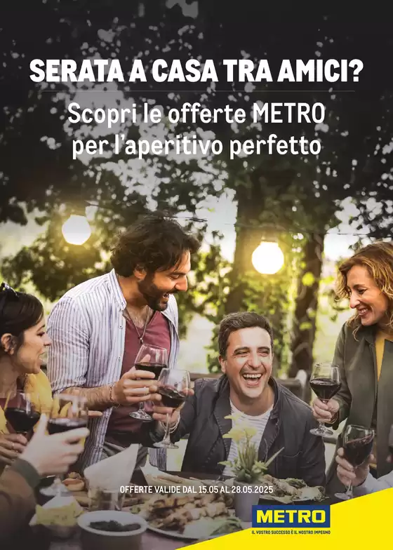 Volantino Metro a Ferrara | Aperitivo | 16/5/2025 - 28/5/2025