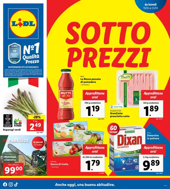 Volantino Lidl a Reggio Calabria | Sottoprezzi | 19/5/2025 - 25/5/2025