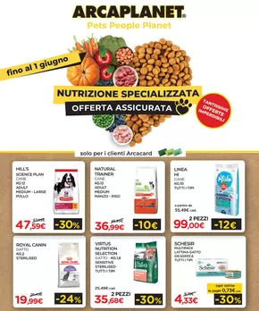 Volantino Arcaplanet a Tambre D'ALPAGO | Nutrizione specializzata - offerta assicurata | 19/5/2025 - 1/6/2025
