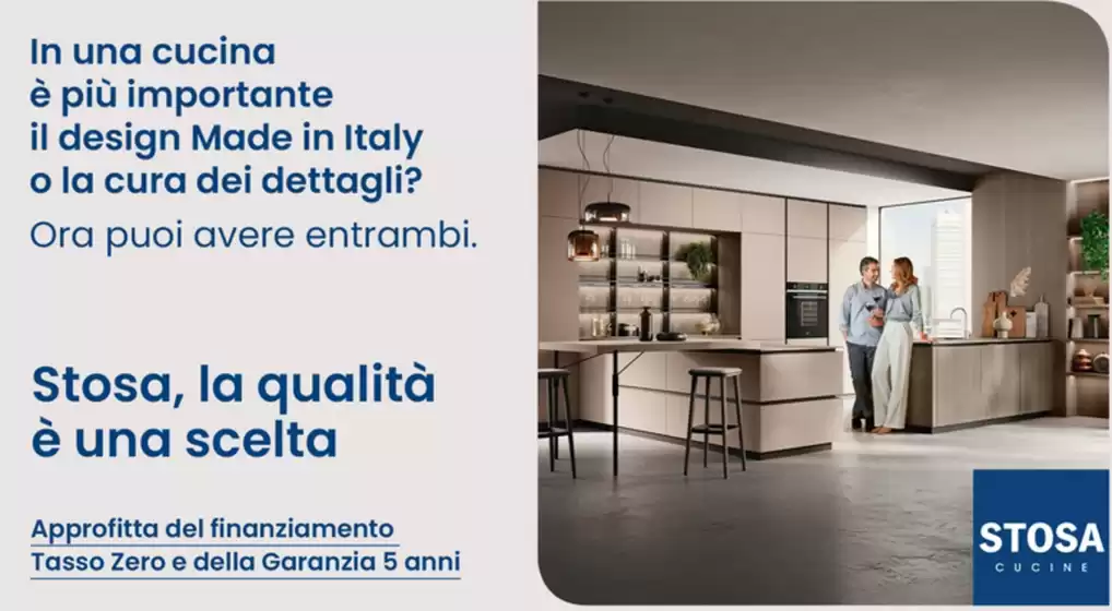 Volantino Stosa Cucine a Favara | Stosa, la qualita e una scelta | 16/5/2025 - 31/5/2025
