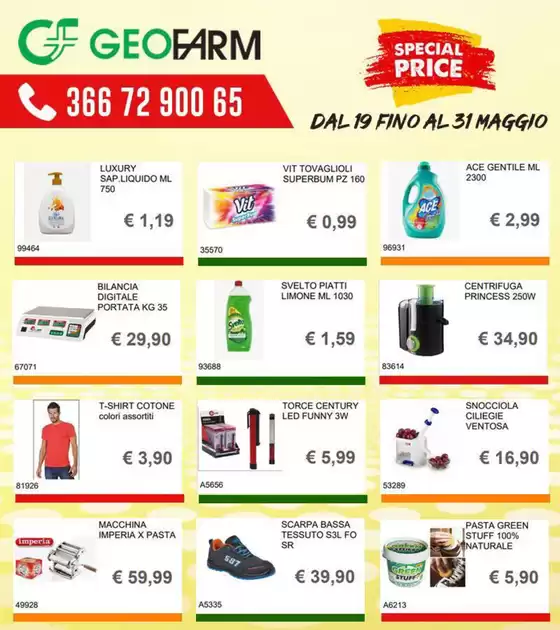 Volantino Geofarm | Special price | 19/5/2025 - 31/5/2025