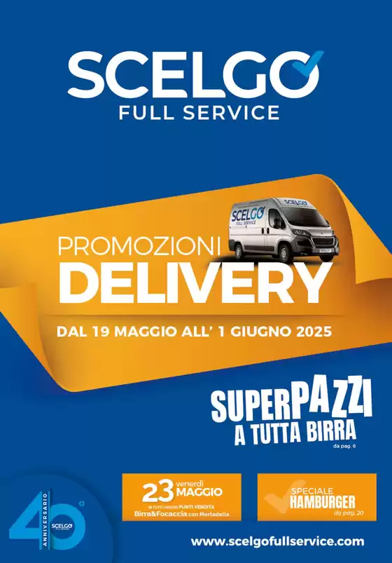 Volantino Scelgo | Promozioni delivery | 19/5/2025 - 1/6/2025