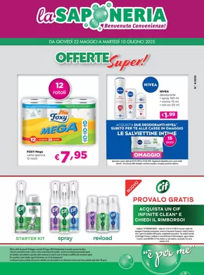Offerte di Cura casa e corpo a Folgaria | Offerte super! in La Saponeria | 22/5/2025 - 10/6/2025