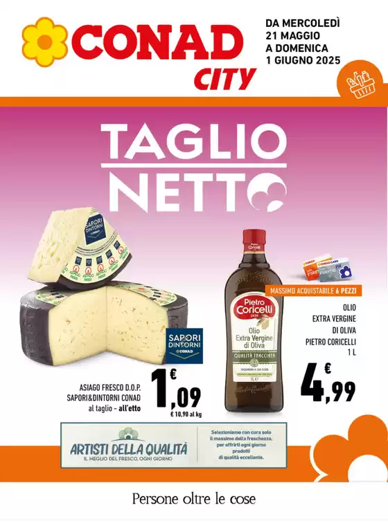 Volantino Conad City a Napoli | Taglio Netto | 21/5/2025 - 1/6/2025