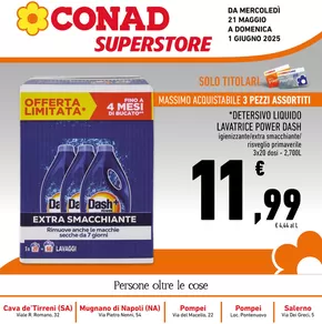 Offerte di Iper e super a Portici | Extra Convenienza in Conad Superstore | 21/5/2025 - 1/6/2025