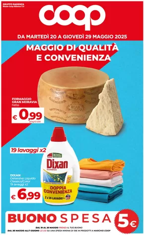 Volantino Coop a Lampedusa e Linosa | MAGGIO DI QUALITA E CONVENIENZA | 20/5/2025 - 29/5/2025