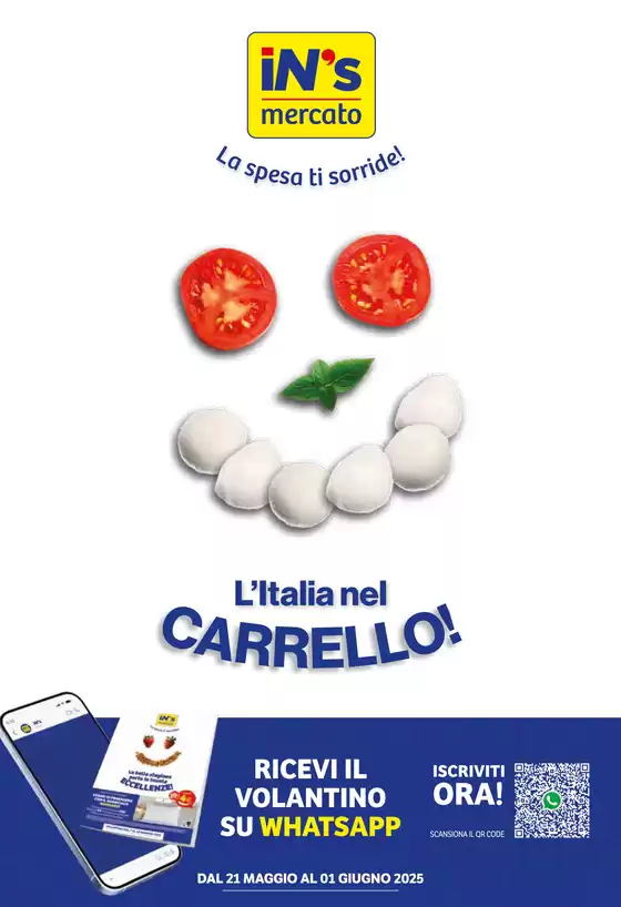 Volantino IN'S a Roma | L'italia nel carrello! | 21/5/2025 - 1/6/2025