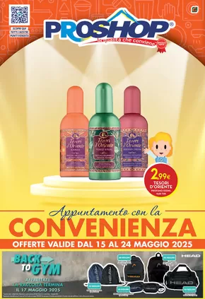 Offerte di Cura casa e corpo a Spinazzola | Appuntamento con la convenienza  in Proshop | 19/5/2025 - 24/5/2025